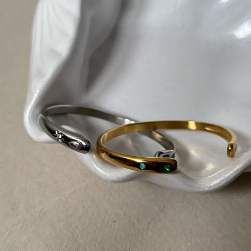 preloved gelang stainless steel (silver)