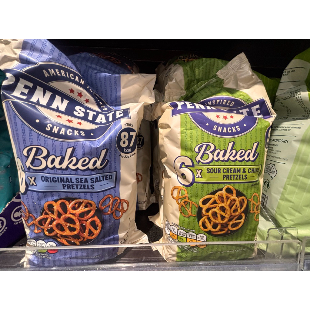 PENN STATE BAKED ORIGINAL / SOUR CREAM PRETZEL USA