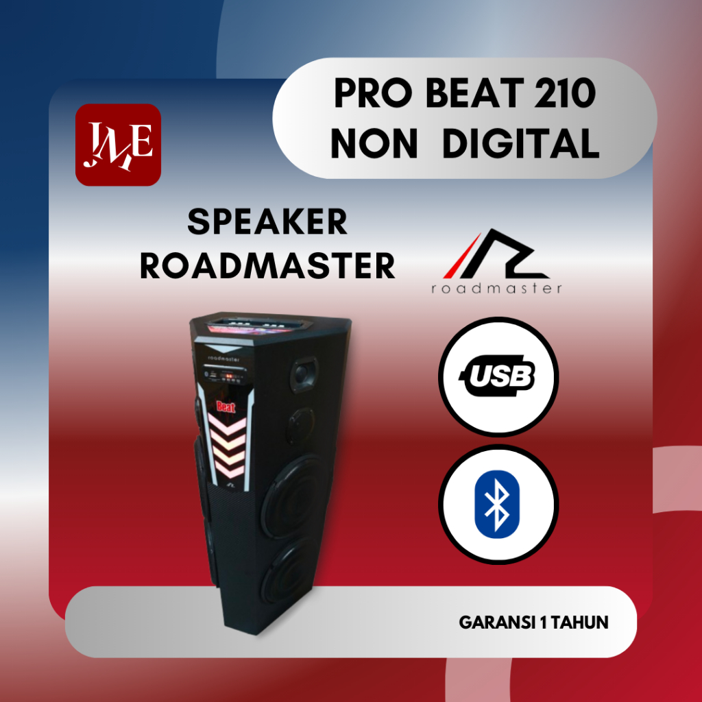 ROADMASTER - PRO BEAT 210 ANALOG SPEAKER ACTIVE BLUETOOTH