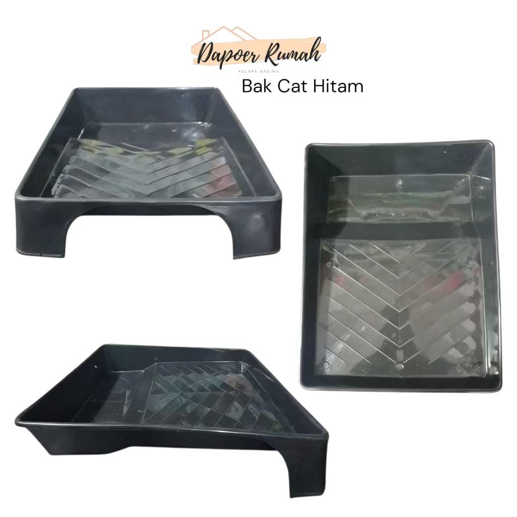 [1 KOLI=6 Lusin]Bak Cat Hitam REYNER/Ember Adukan Cat