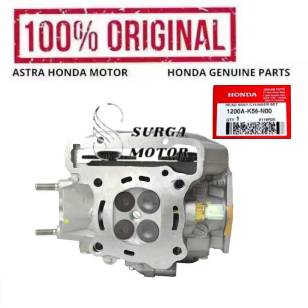 Blok Silinder Head Assy Cylinder Set Motor Sonic 150 New CBR 150R CBR150 CBR150R Supra GTR 1200AK56N