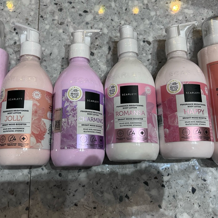SCARLETT BODY LOTION SCARLETT BODY SERUM