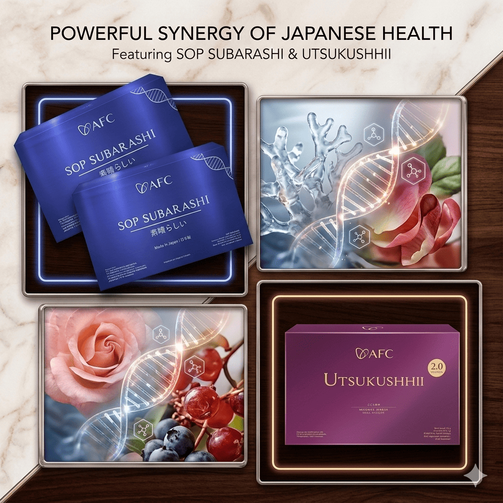 SOP Subarashi & Utsukushii Superfood Organik Asli Jepang | Suplemen Kesehatan & Anti Aging