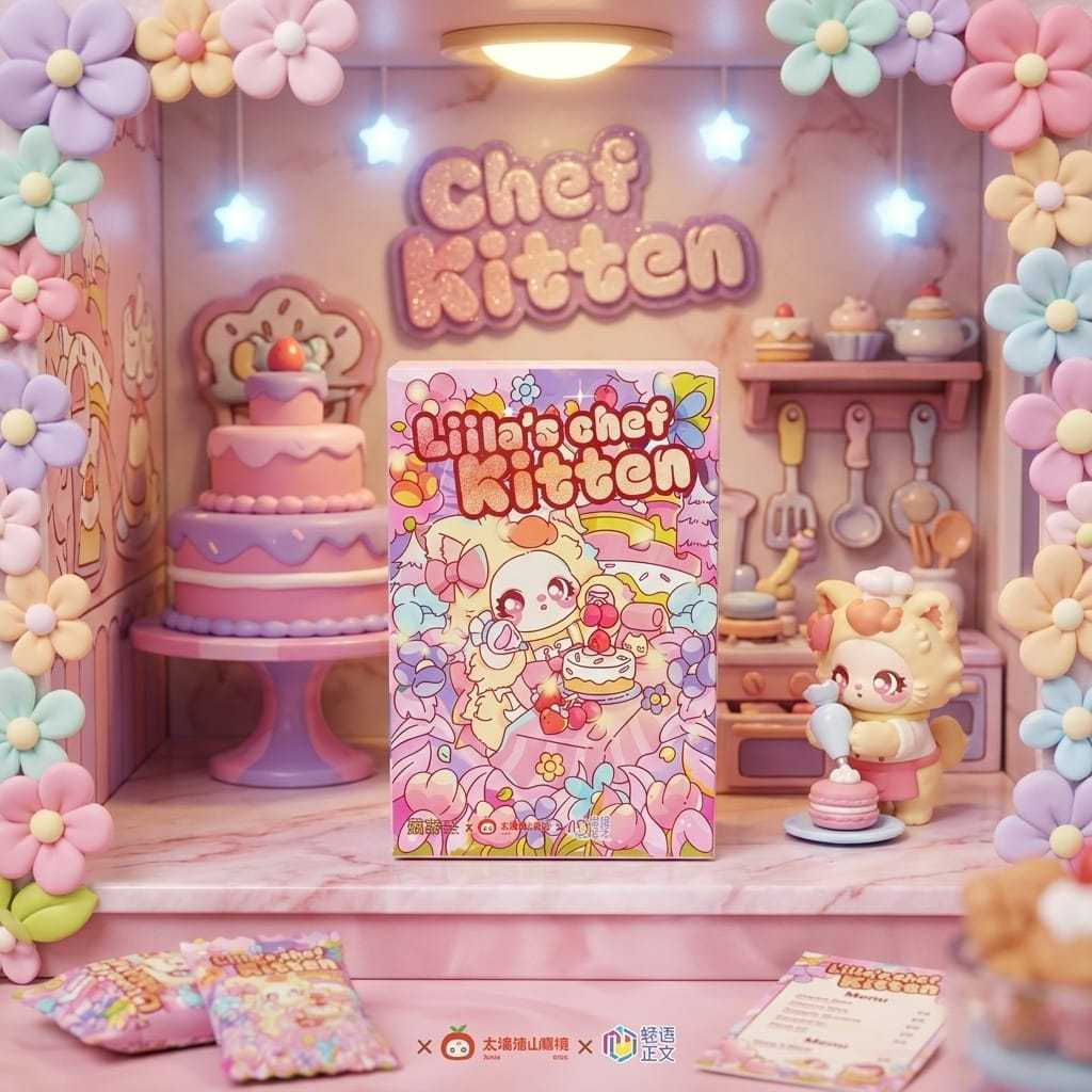 Pink Ocean Blind Box Liila's Chef Kitten, Yiya, Yaya, Lil Kiki NEW SEGEL