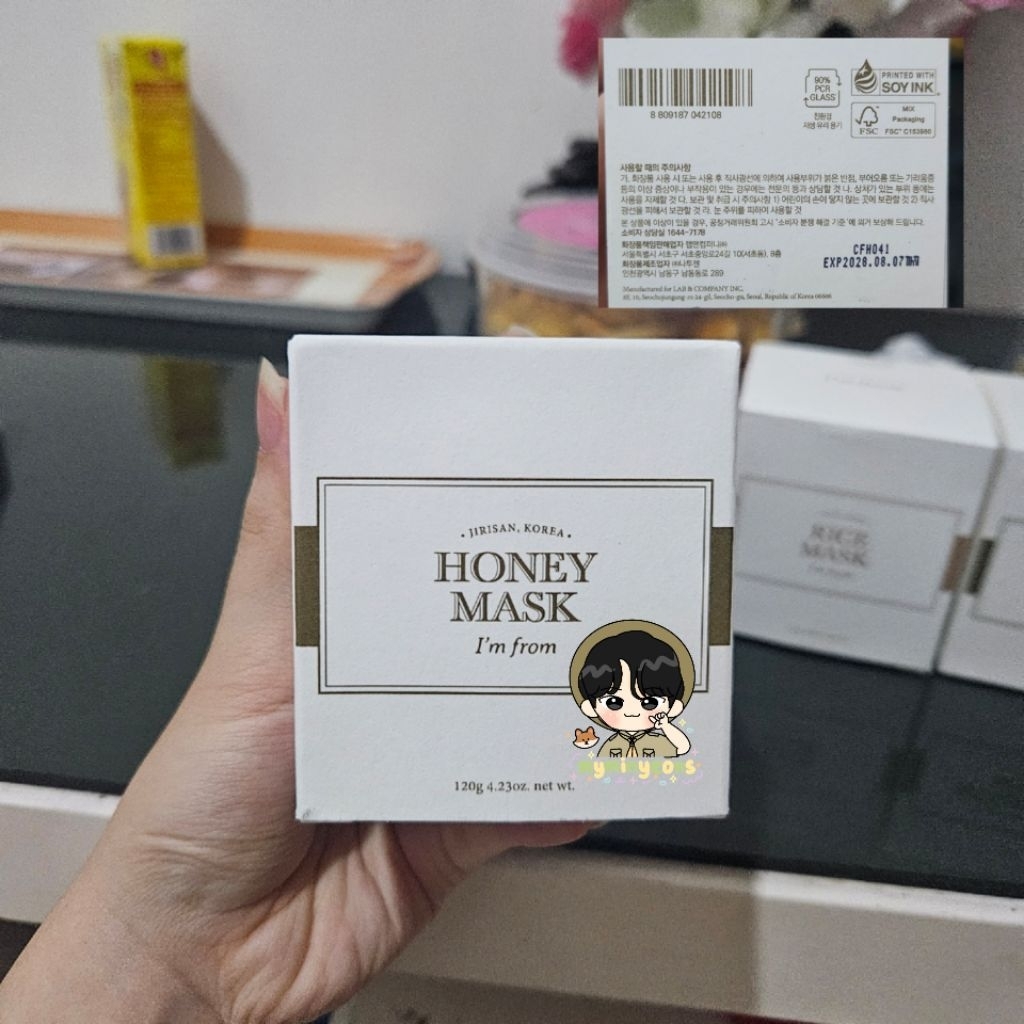 [ready stock , instant / sameday] i'm from honey mask 120gram im from
