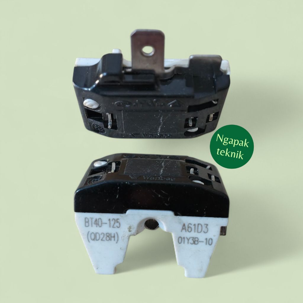 Overload kompresor kulkas dispenser showcase freezer 1/10pk-1/11pk QD28H BT40-125 Original