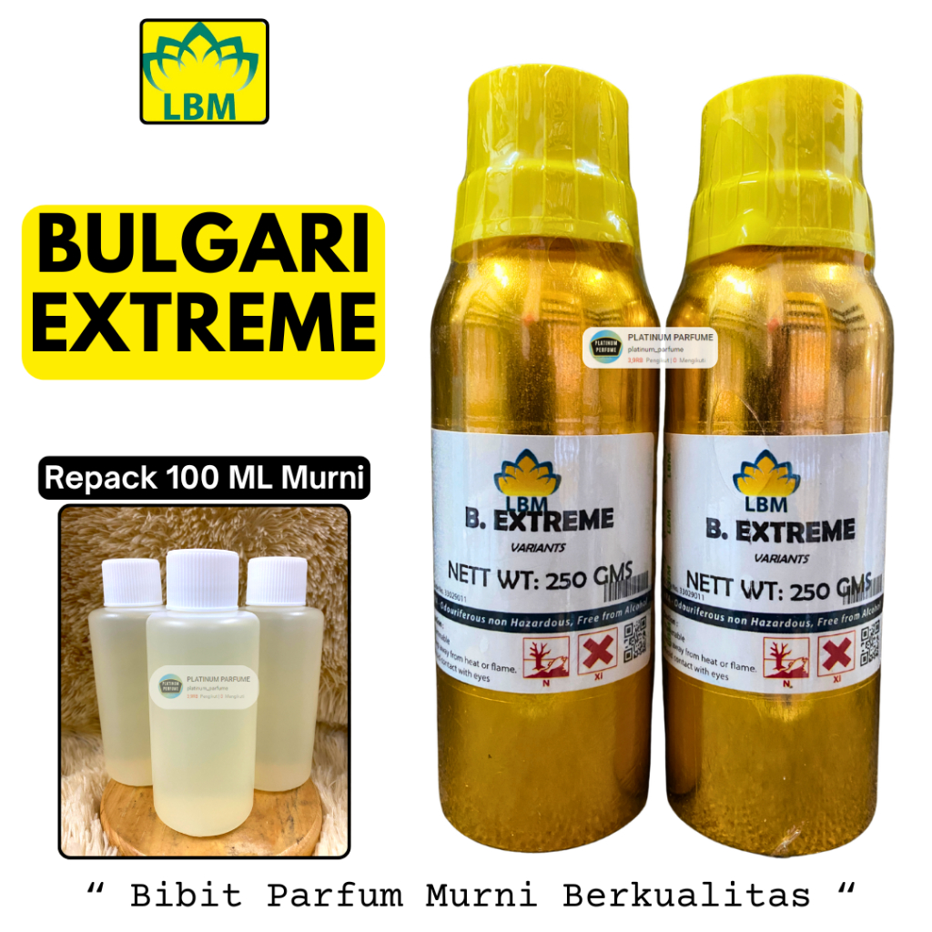 Bibit Parfum BULGARI EXTREME 100 ML By LBM Fragrance Grosir Parfum / Bibit Parfum Pria Tahan Lama