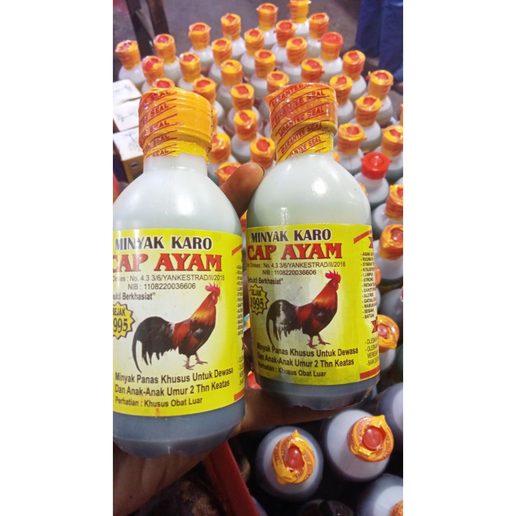 minyak Karo cap ayam