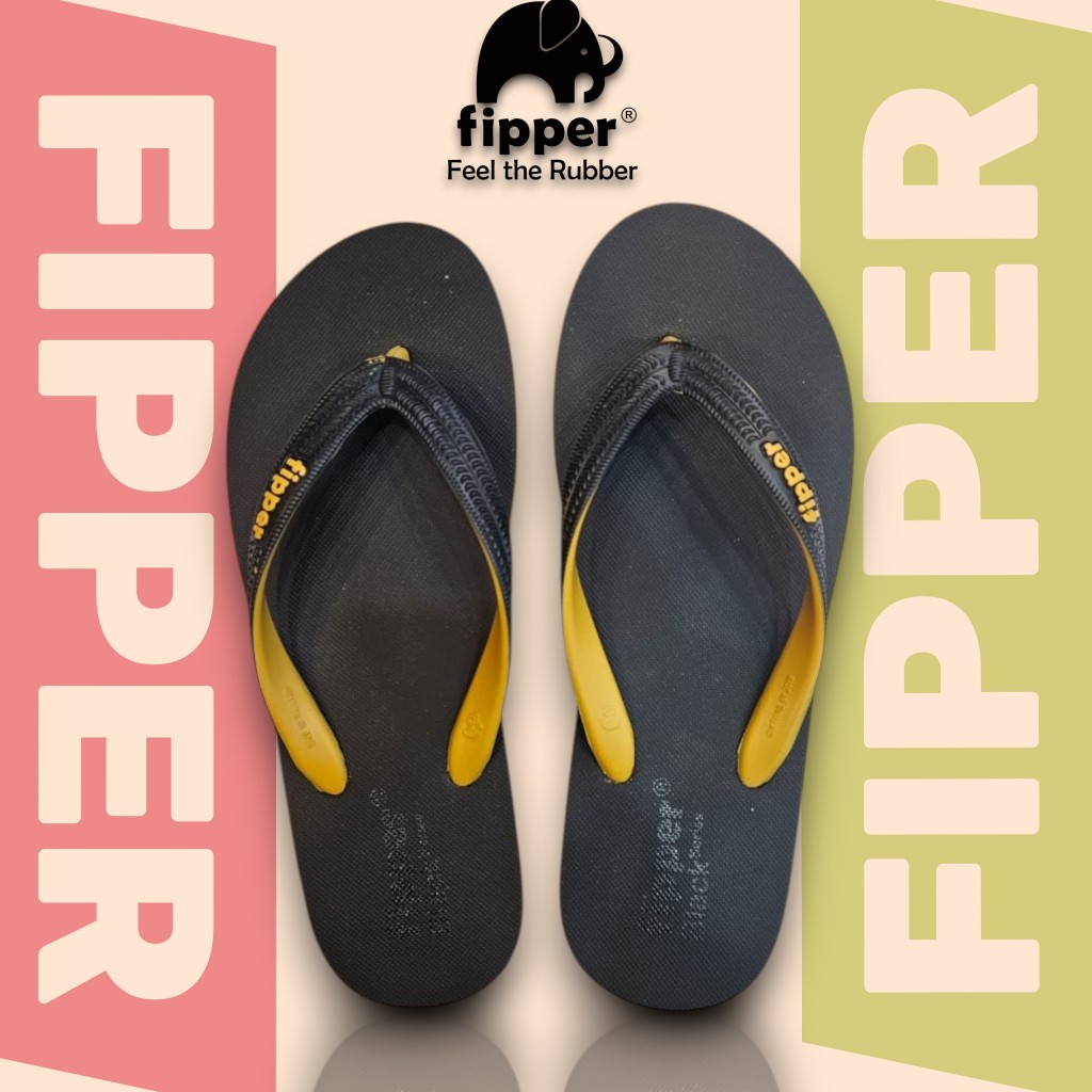 FIPPER - BLACKSERIES MEN Gold - Sandal Jepit Pria
