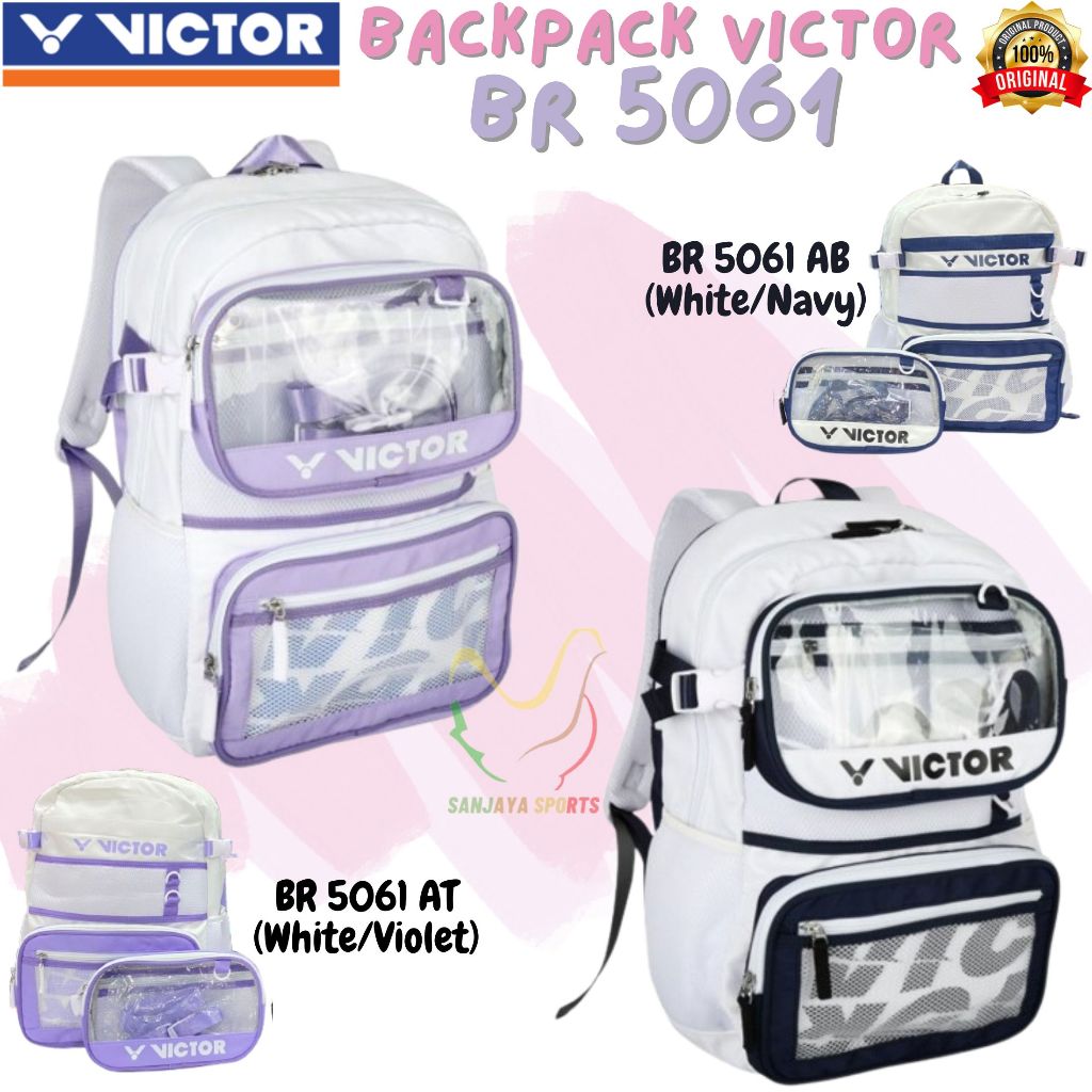 TAS/BACKPACK VICTOR BADMINTON BULUTANGKIS VICTOR BR 5061 BR5061 ORIGINAL