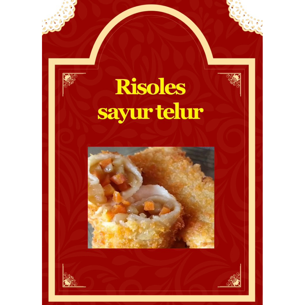 Risoles sayur telur (frozen)