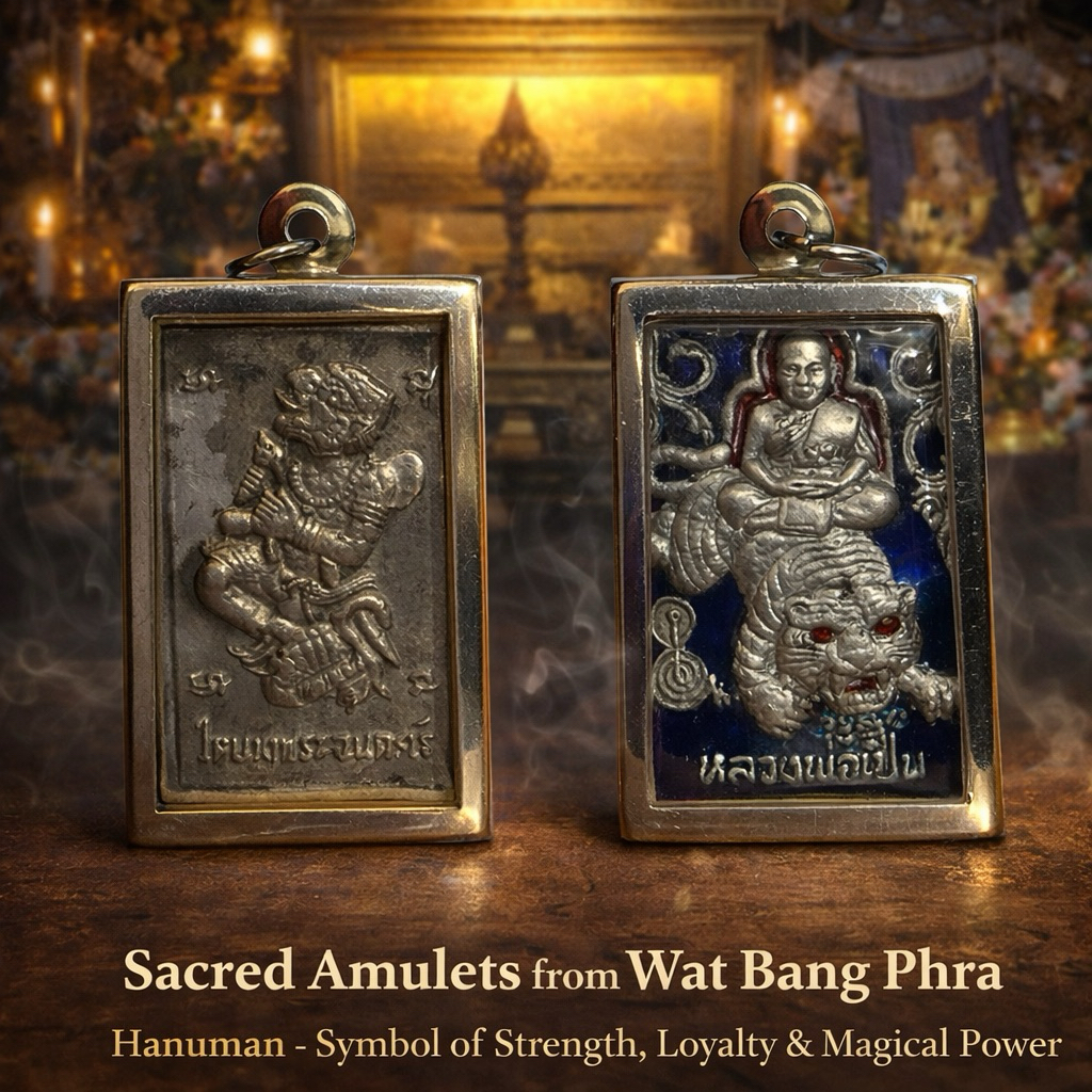 Muay Thai Tiger Hanoman Magic Lp Pern wat Bang Phra