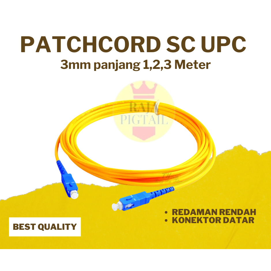 Patchcord Patchore SC UPC 3mm 2mm Pathcord Pathcore