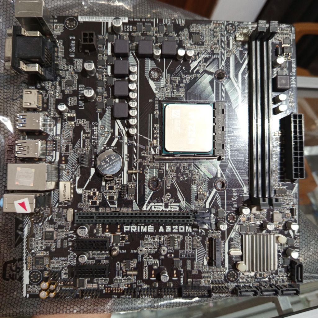 Paket Ryzen 5 1400 + Asus Prime A320M-K Second