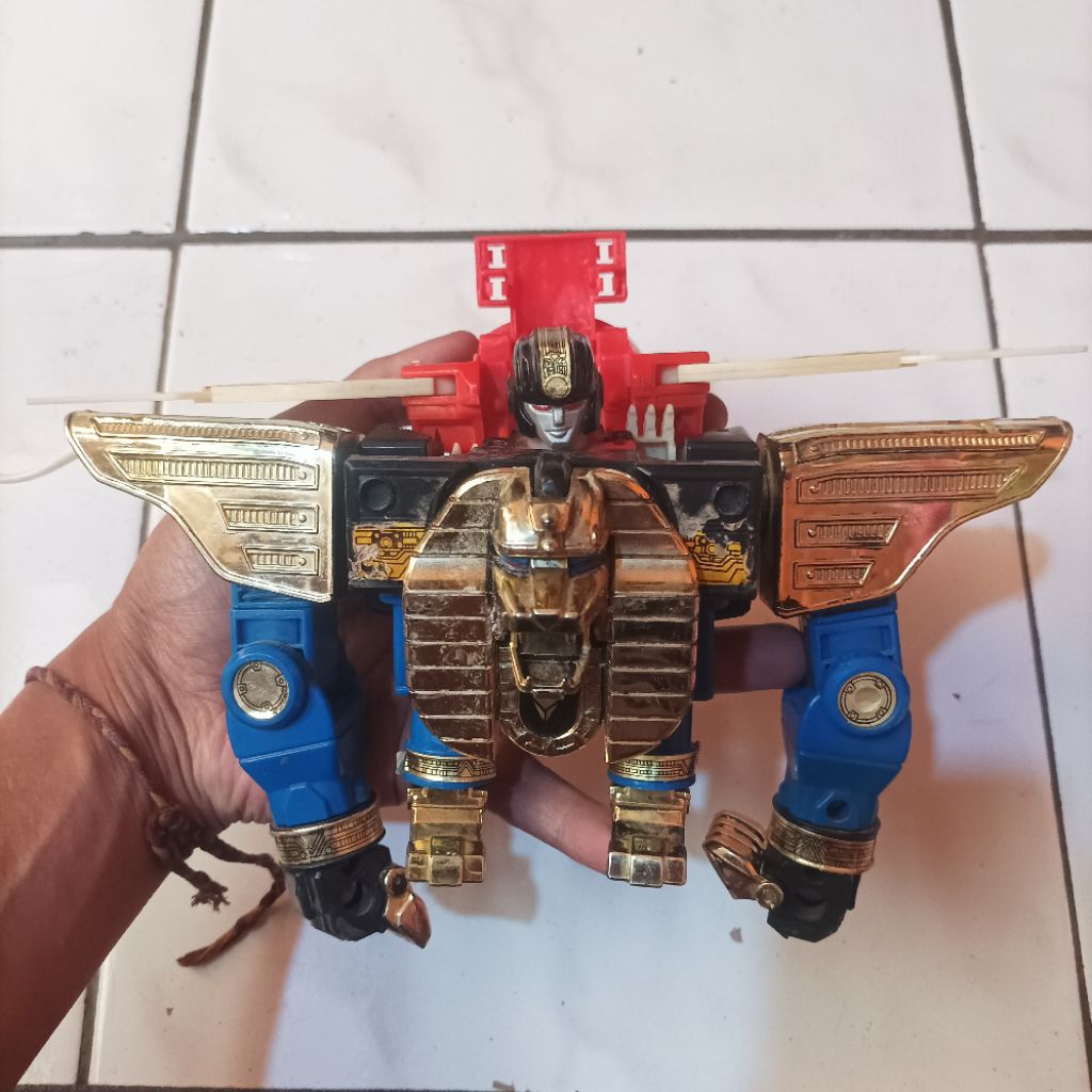 Vintage Taiwan DX Megazord Power Rangers Zeo Mainan Action Figure