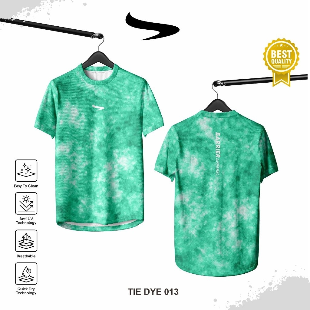 KAOS JERSEY TIE DYE - JERSEY RUNNING PRIA & WANITA - JERSEY RUNNING TIE DYE