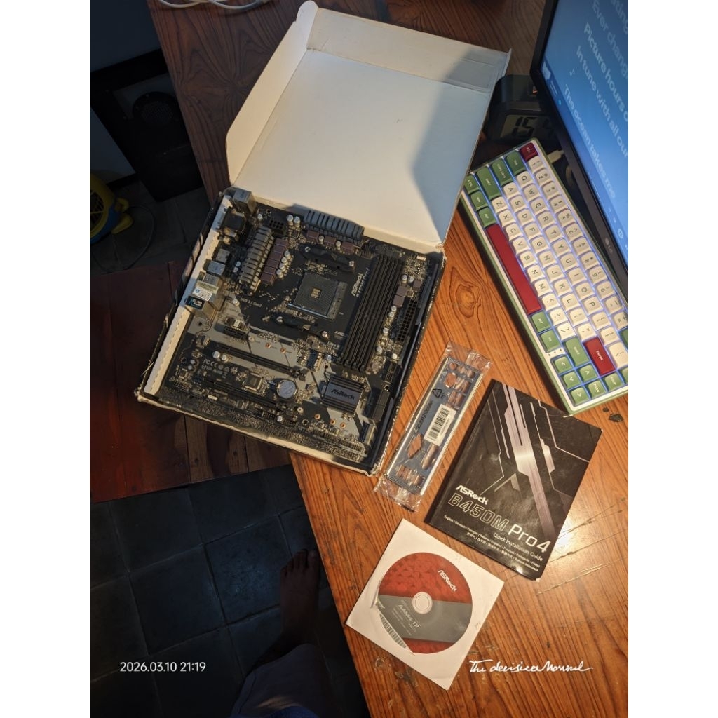 ASRock B450M Pro4 no display, bukan B550M, A320