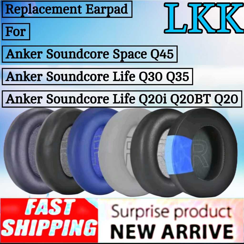 Bantalan Earcup Earpad Busa Headphone Anker Soundcore Life Q20i Q20BT Q20 - Anker Soundcore Life Q30