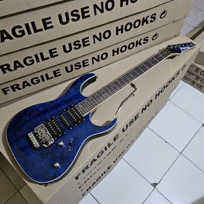 Gitar ibanez premium biru PU GNB korea baru