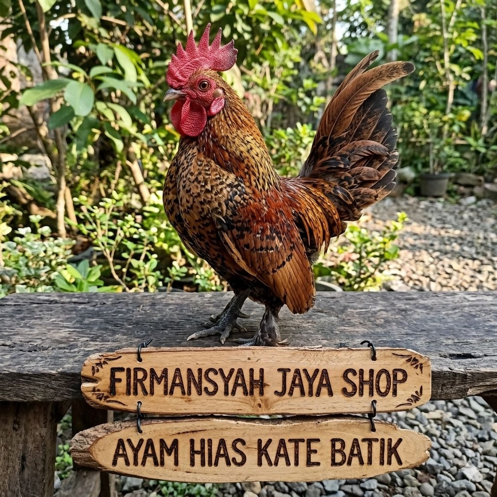 Telur Tetas Ayam Kate Batik Kanada/Telur Ayam Hias Batik Kanada Siap tetas Firmansyah jaya shop