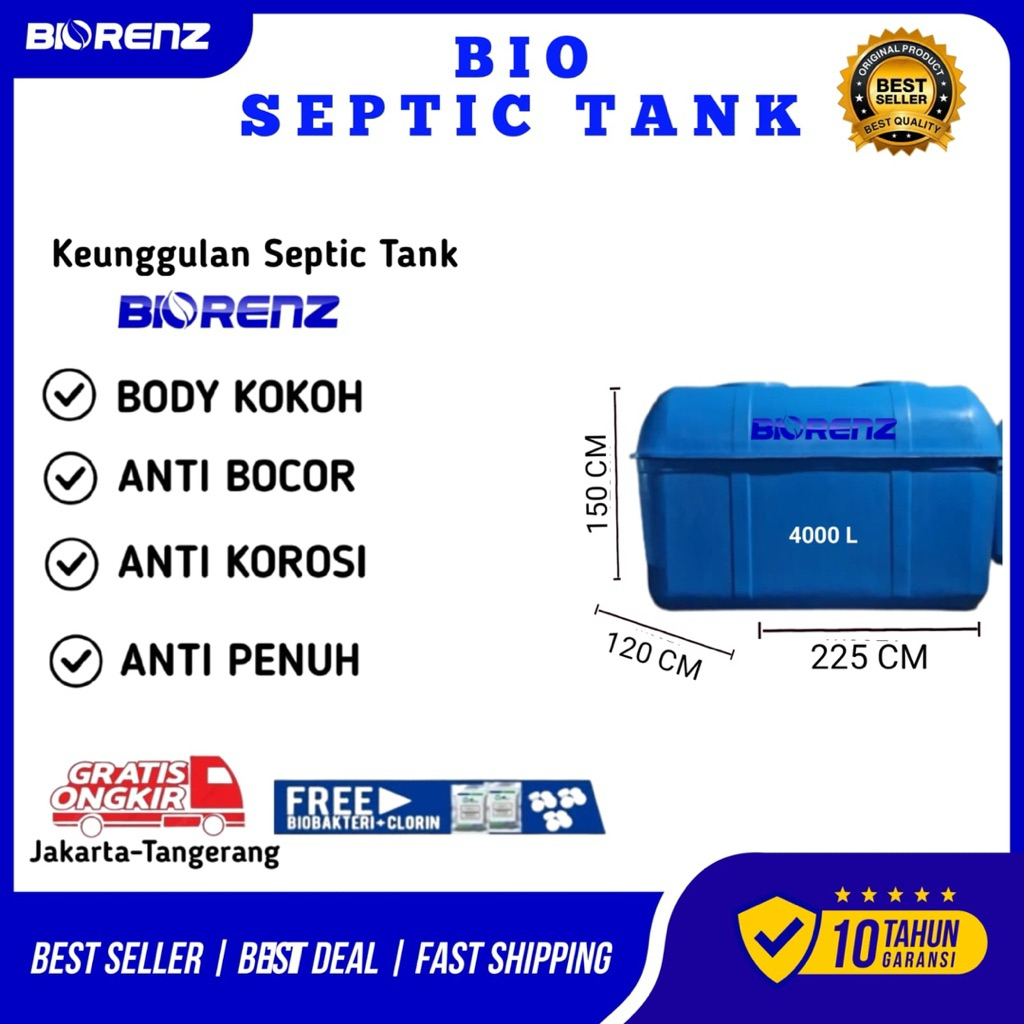 SepticTank,BioTech,BioFill,BioTank,BioRenz 4000L
