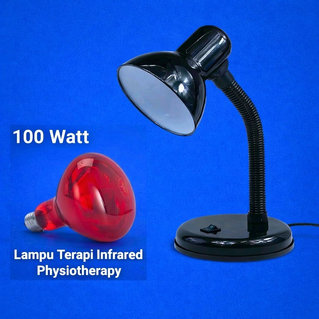 Alat Fisioterapi set Lampu Terapi Infrared 100Watt Inframerah Fisioterapi