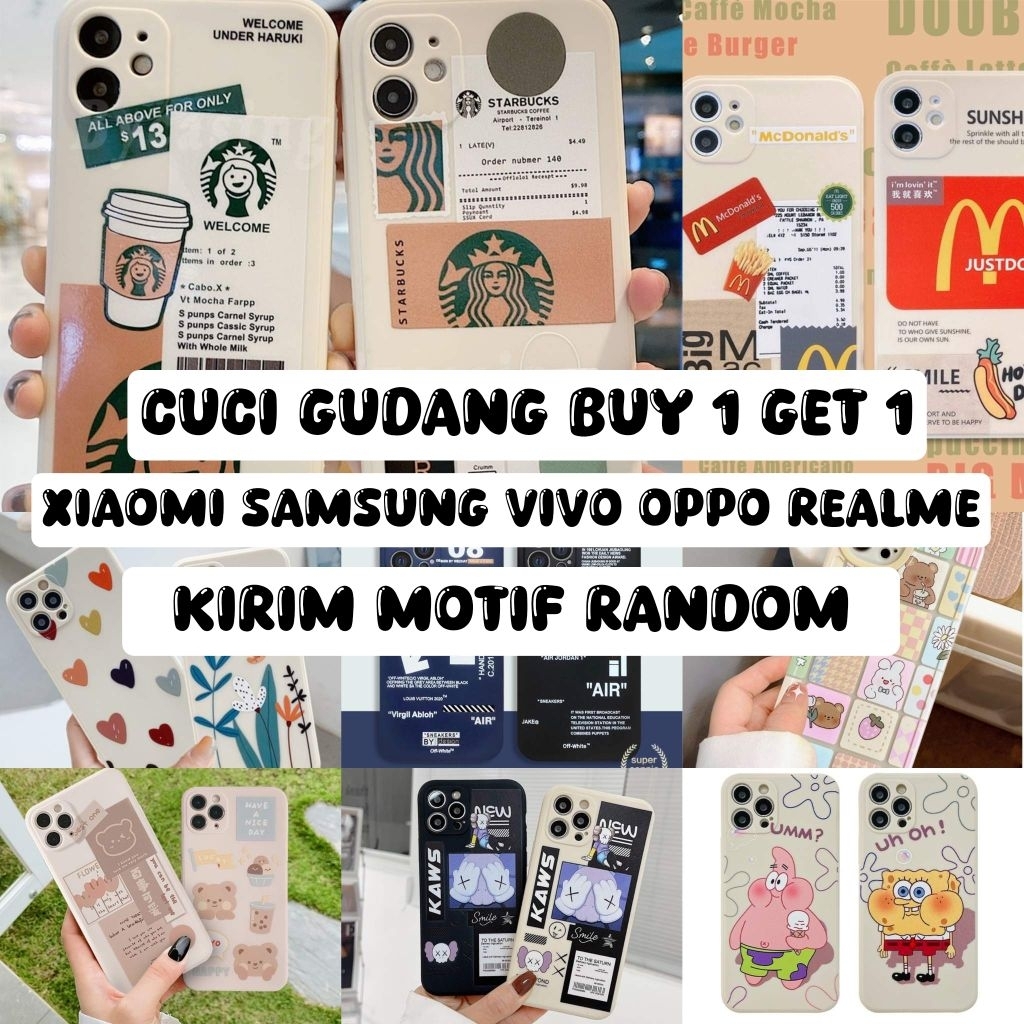 Casing Motif Mcdonald's Case MCD Xiaomi Poco X 3 F3 F4 M4 M3 PRO 5G Redmi Note 10 10s Note 9 Pro Red