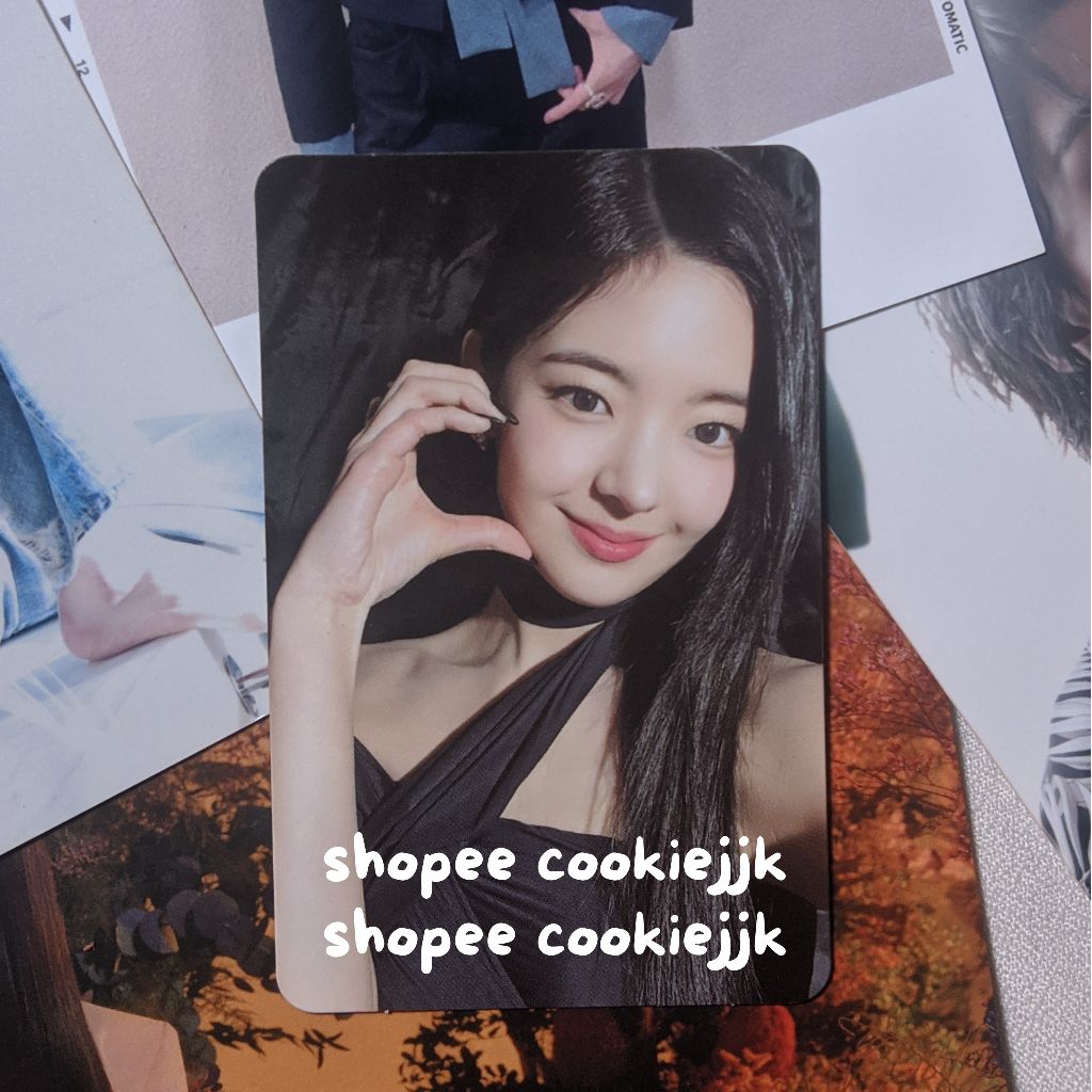 ready photocard official itzy lia lucky draw makestar cheshire