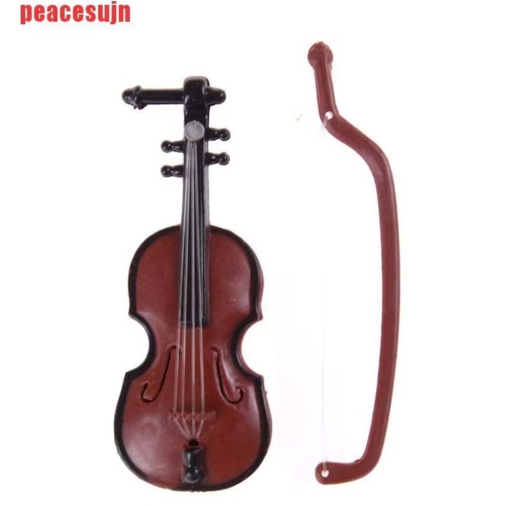 skala 1/6 miniatur biola set untuk figure boneka kitbash barbie