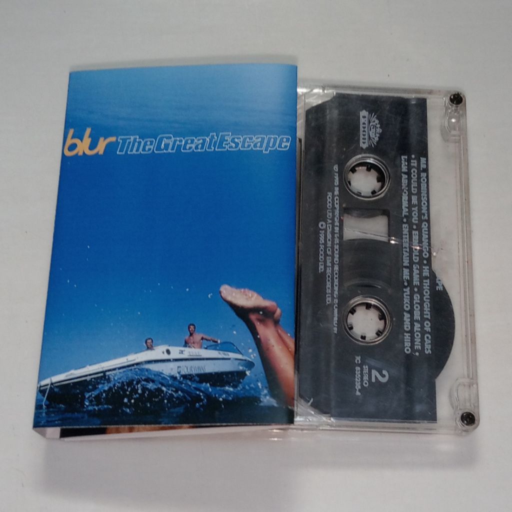 Kaset Blur - The Great Escape (COVER REPRO ISI ORI)