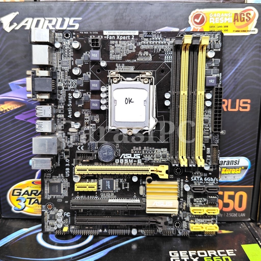 Motherboard B85 Asus B85M-E Socket LGA 1150