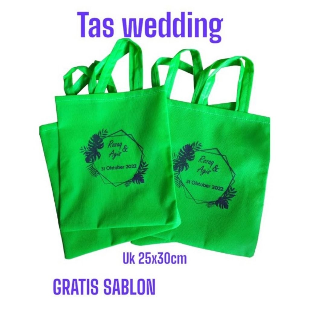 TERMURAH  25x30 flet Tas wedding  tas souvenir tas hajatan
