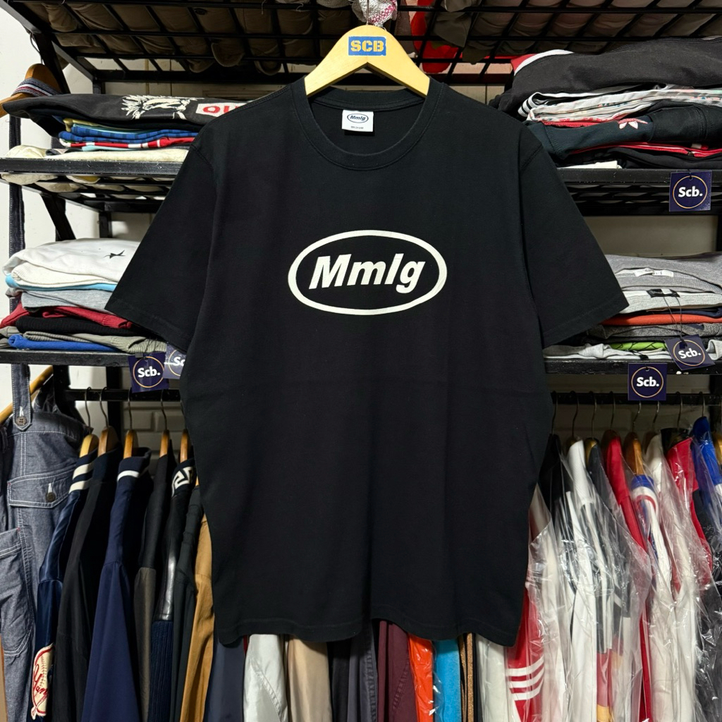 Mmlg big logo tshirt kaos black