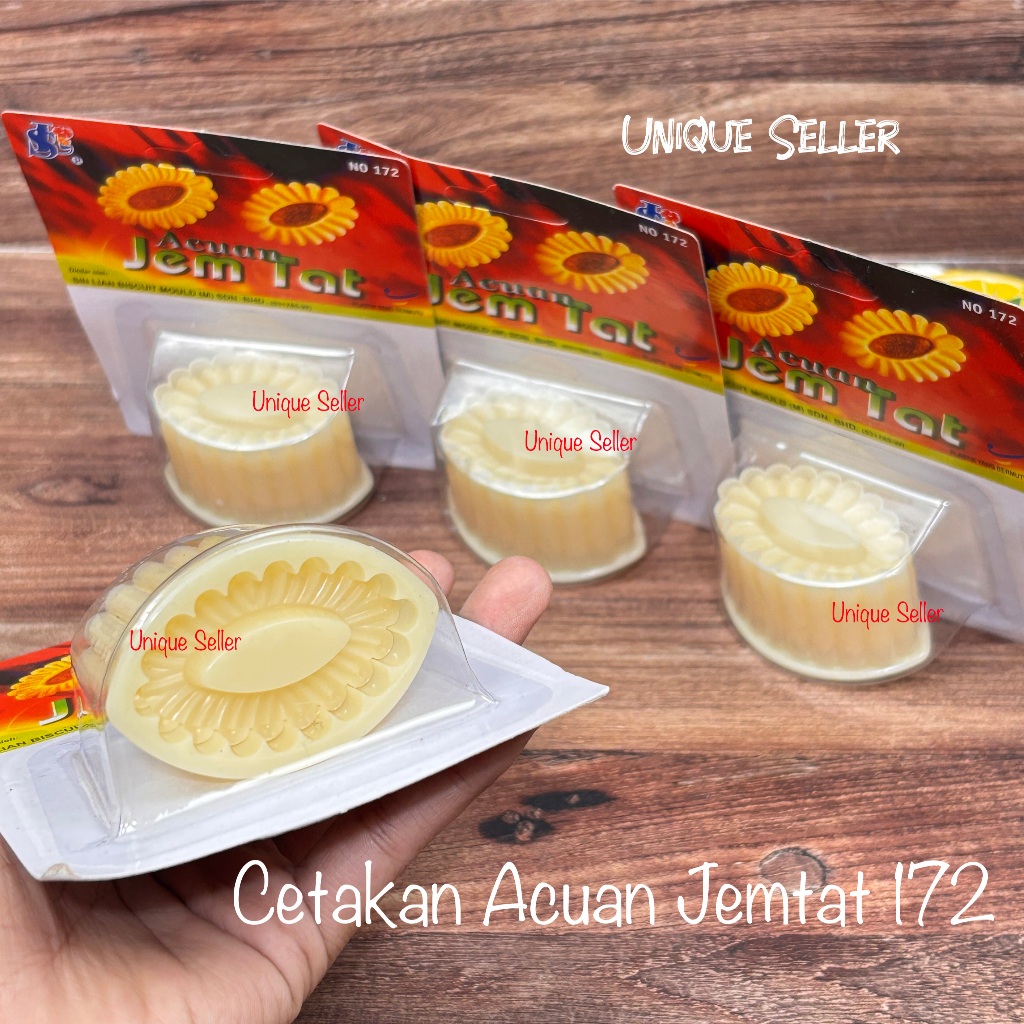 Cetakan Kue Kering Nastar Biskuit Cookies Lonjong 172 Cutter Acuan Plastik Tebal Impor Malaysia Jem 