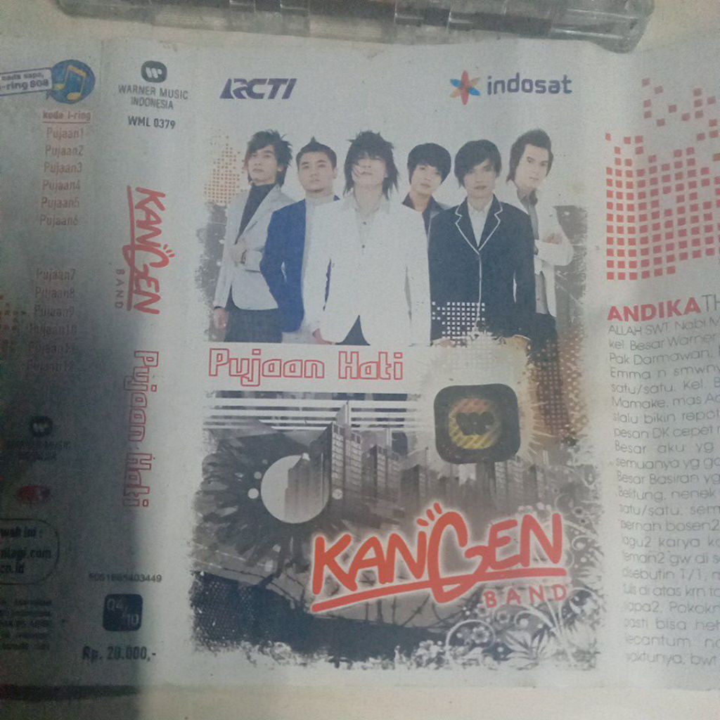 kaset pita KANGEN BAND A10-001