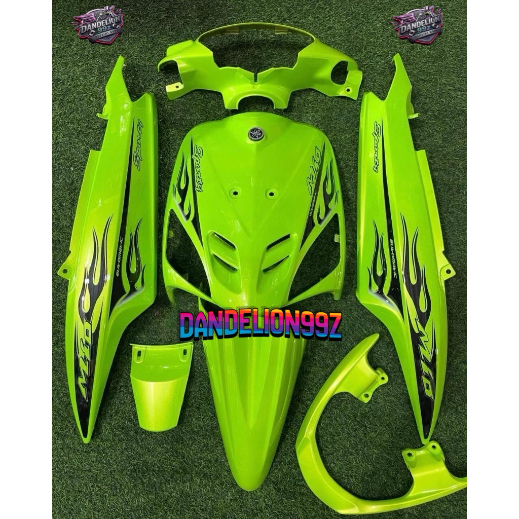 Full Body Halus Mio Sporty Hijau Stabilo Lembayung Gold