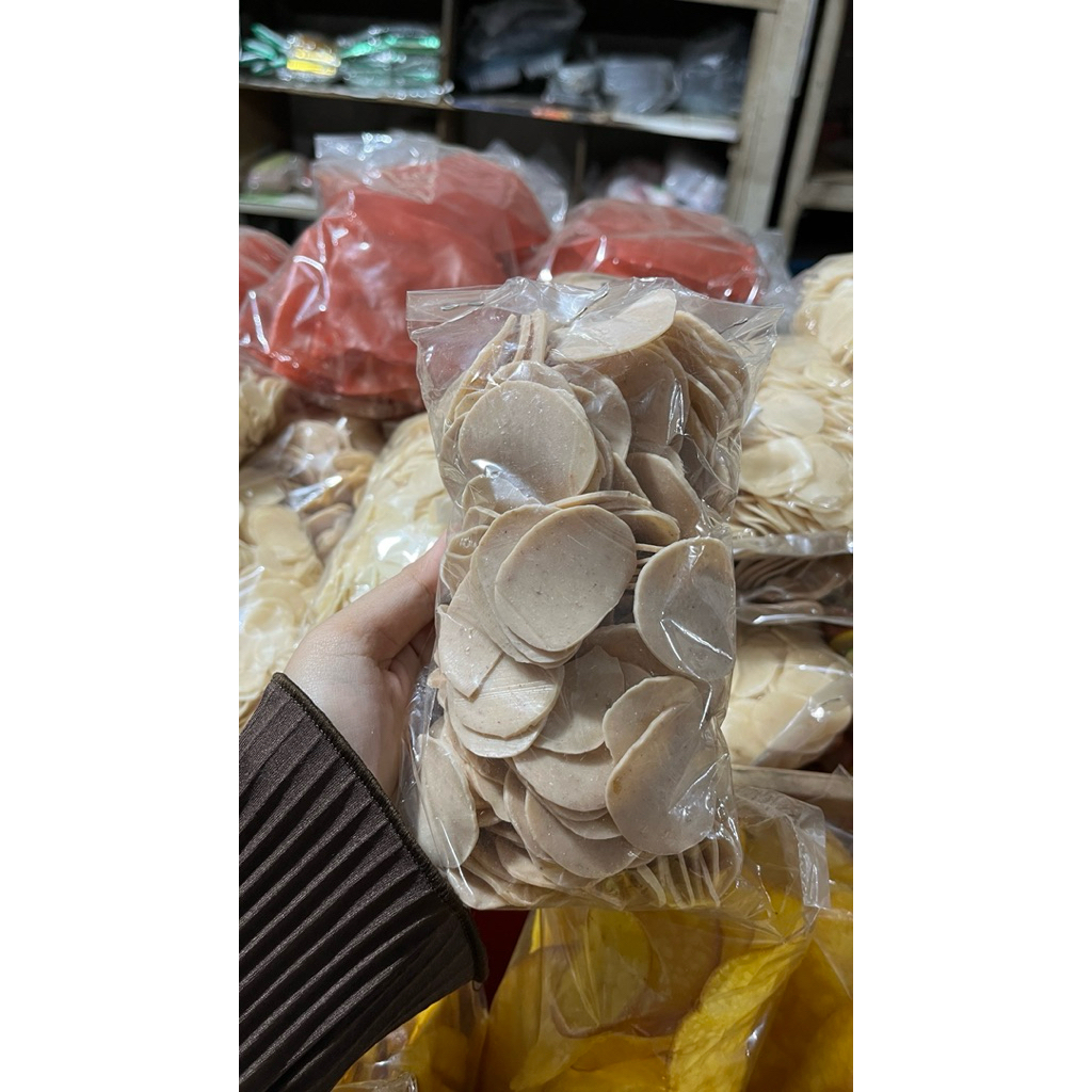 KERUPUK IKAN PALEMBANG / KERUPUK IKAN / KERUPUK MENTAH PALEMBANG / KERUPUK MENTAH TANPA DIJEMUR