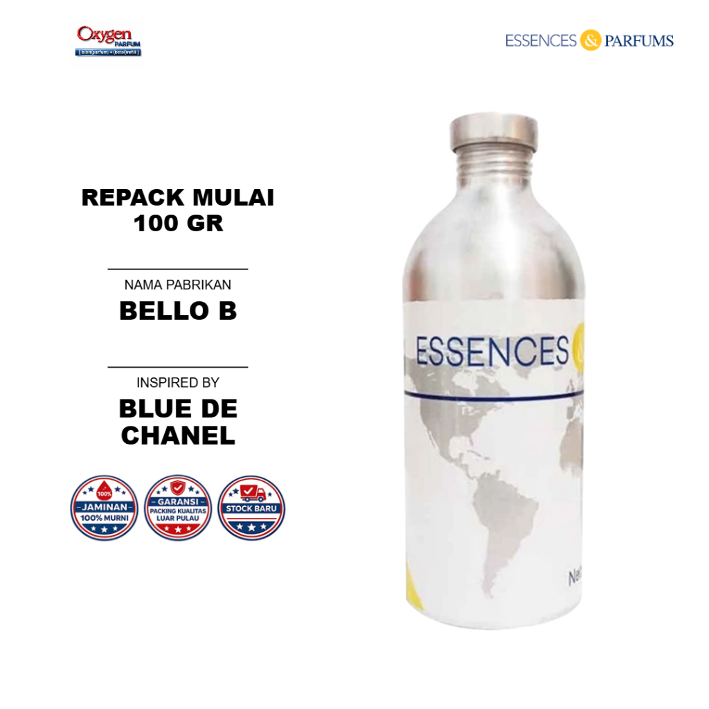 BELLO B - ESSENCES | OXYGEN PARFUM GROSIR | REPACK MULAI DARI 100 GR