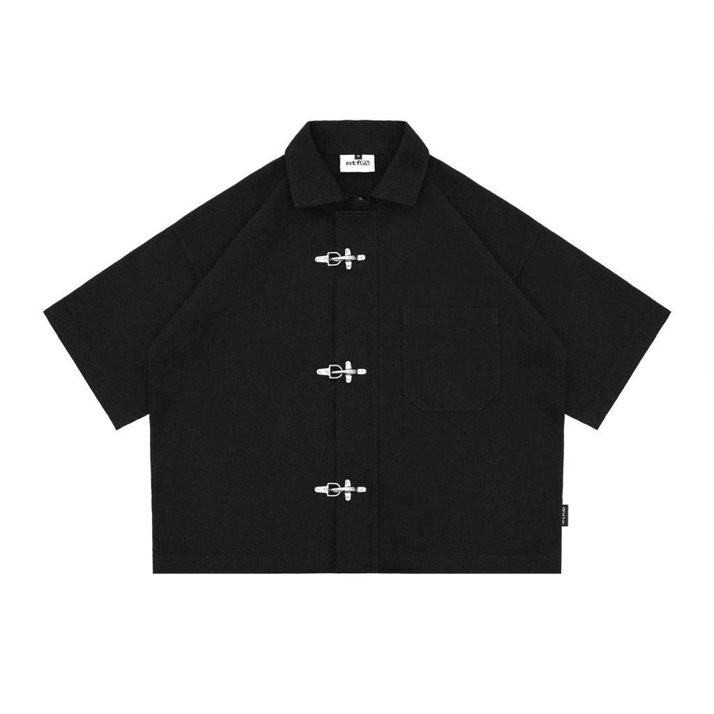 Satisfaction Fireman Claps Work Shirt Preach Black
