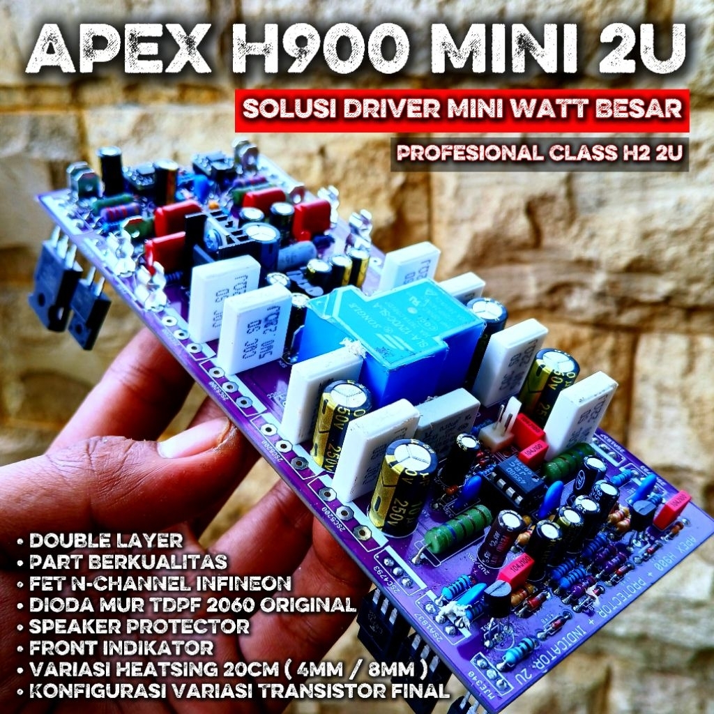 APEX H900 H- TECH | Profesional Class H | Class H Mini | 2U HS20CM