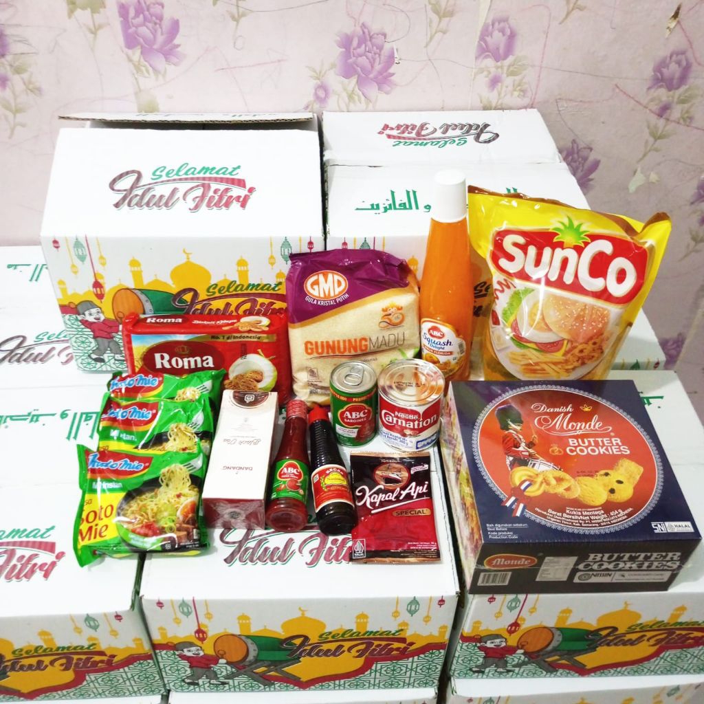 Paket sembako box premium / paket lebaran box IdulFitri / paket munggahan paket berbagi / paket semb