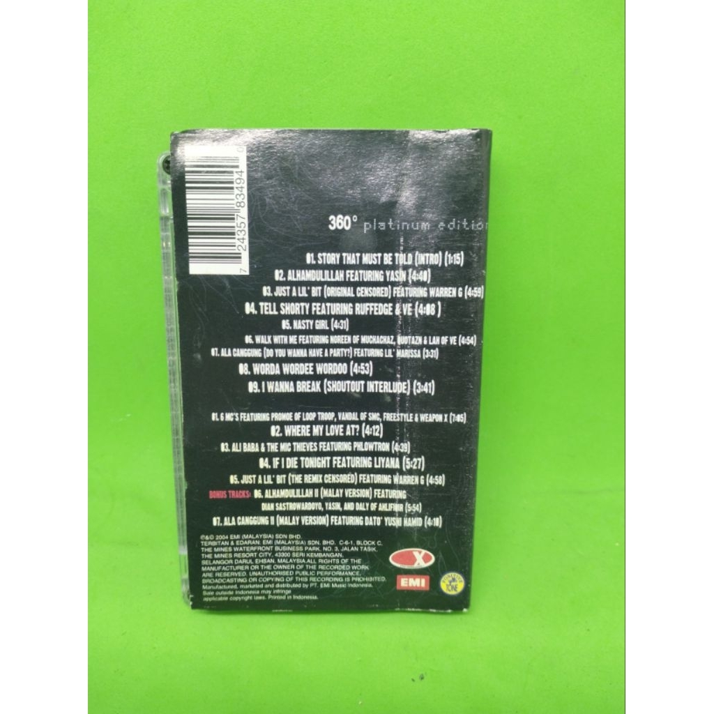 Kaset pita TOO PHAT 360 , Platinum Edition