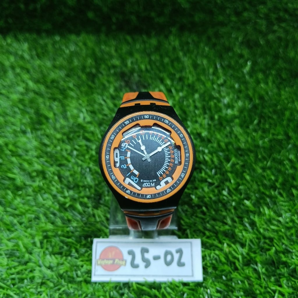 Original Swatch Fun Scuba 200M ARANCIONE SUGB106 Swiss 2008