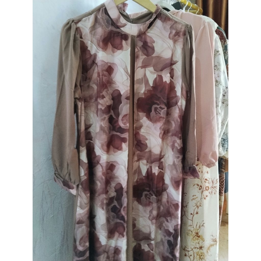 Canio gamis motif elegan mewa luxury 2 layer
