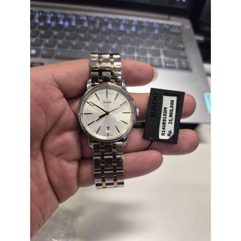 Jam Mewah Langka Rado R14089103 Diamaster Swiss Made