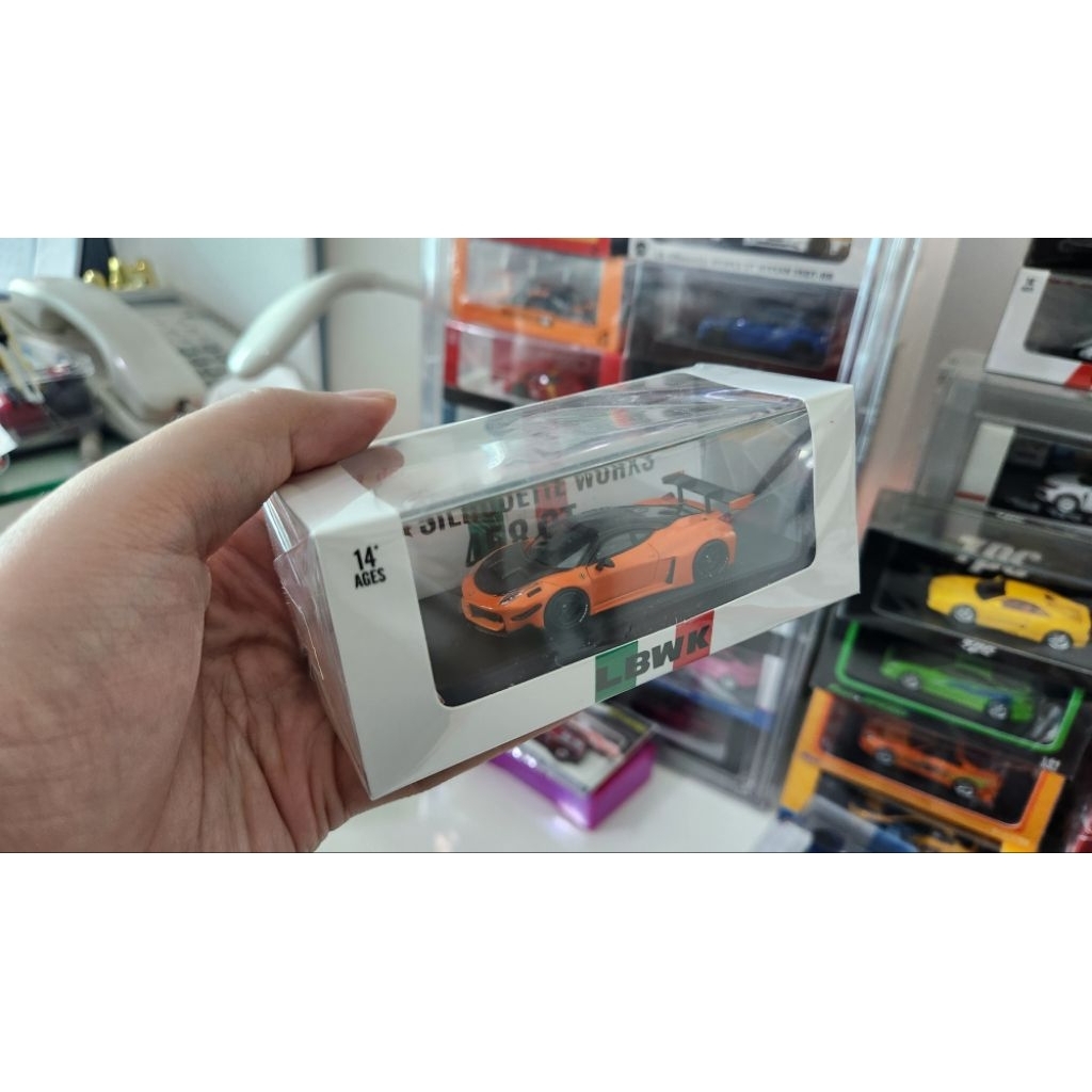 Star Model 1:64 Ferrari 458 GT LBWK orange