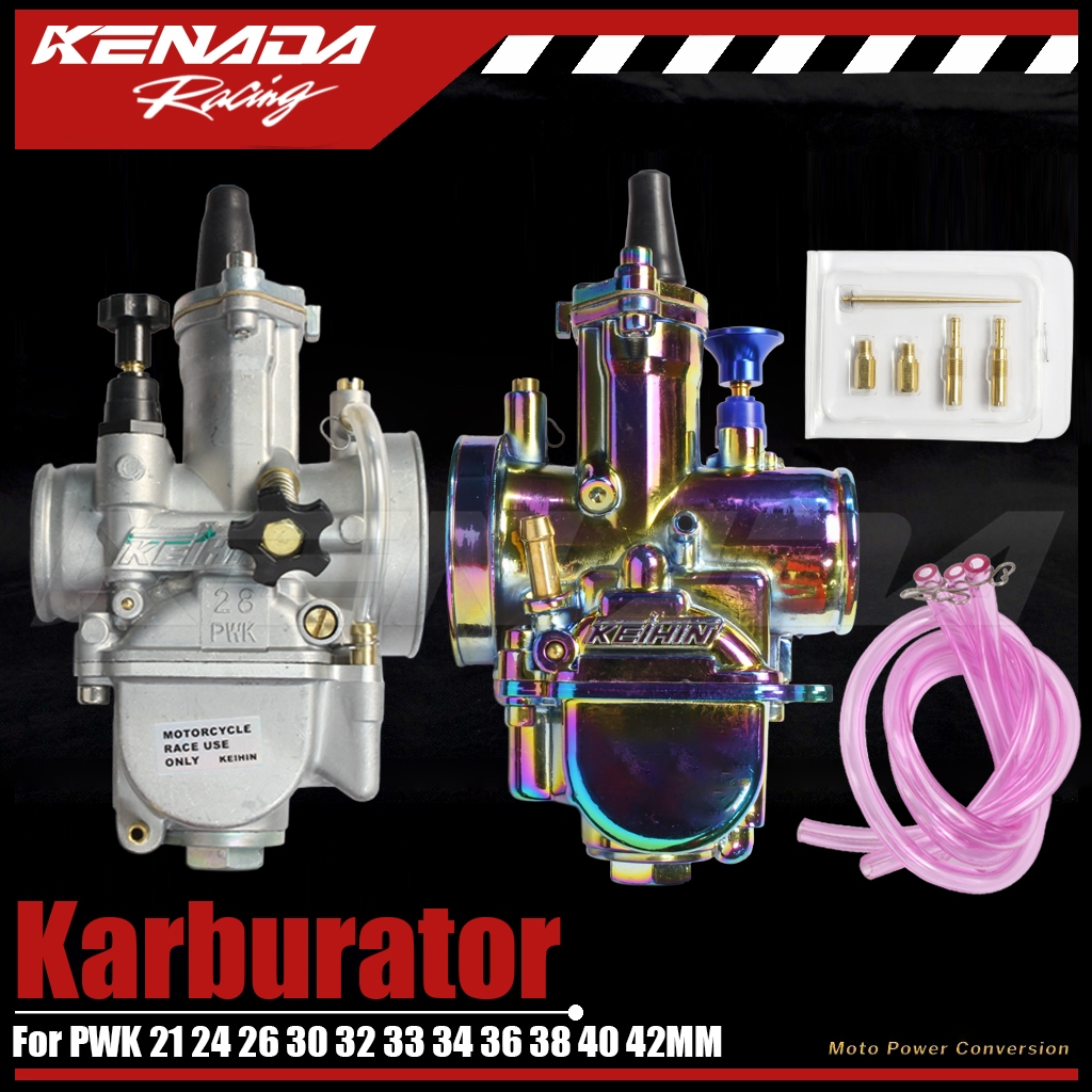 KENADA RACING KARBURATOR KARBU PWK 21 24 26 28 30 32 34 32 KOTAK SUPERFLOW PREMIUM FREE SPUYER