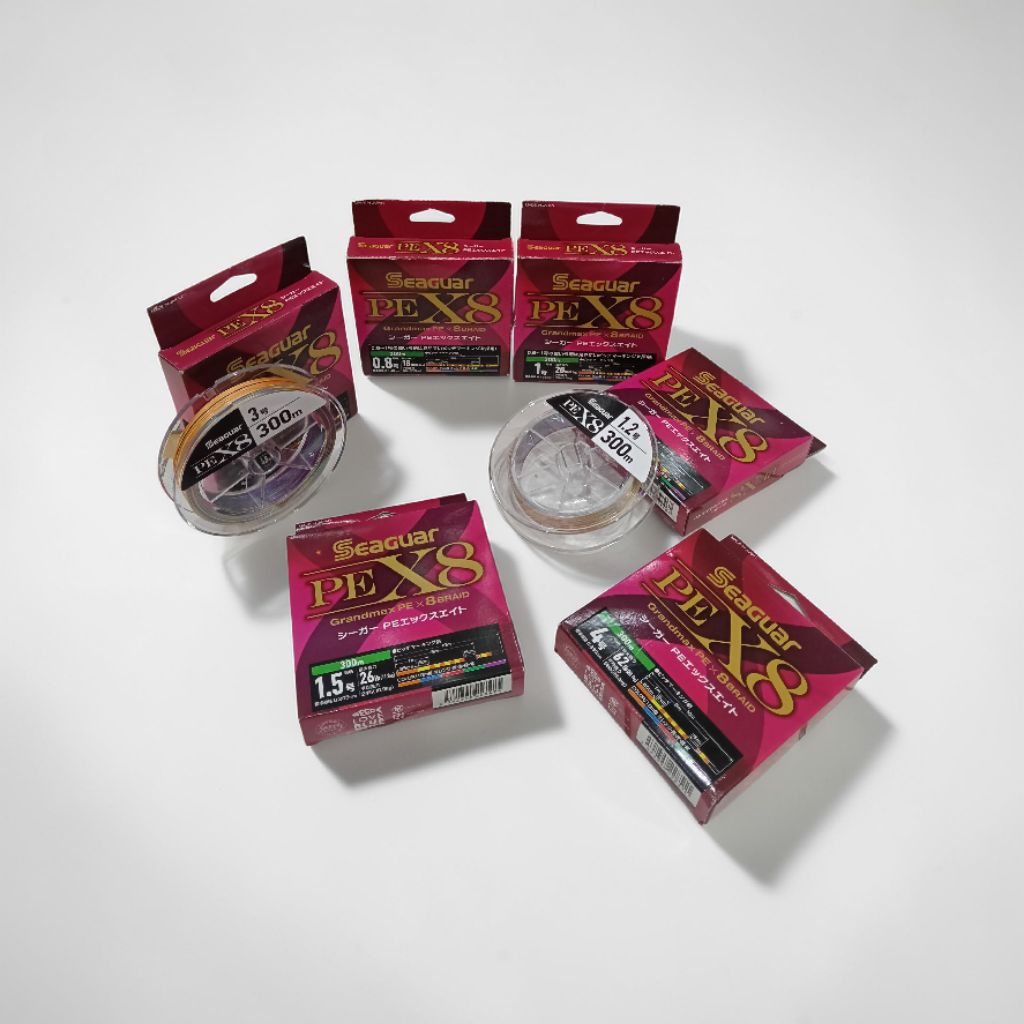 Senar pancing PE SEAGUAR PE X8 300m.