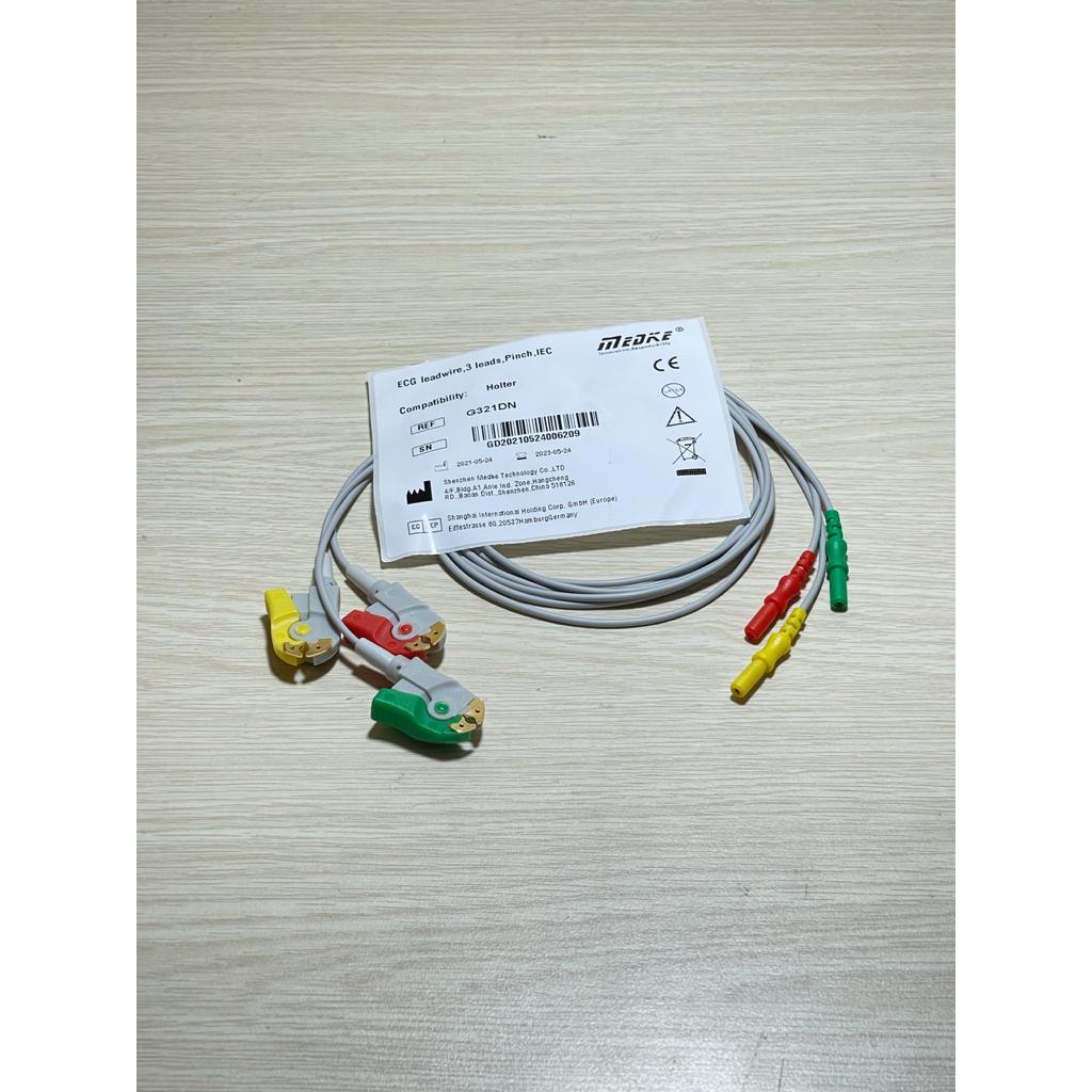 Kabel EKG Holter 3 Lead Pinch