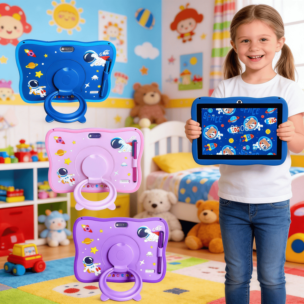 (Stok ready)Tablet Anak 8 Inch Android 14 RAM 8GB ROM 128GB WiFi 5G Tablet Sekolah Anak Game Belajar